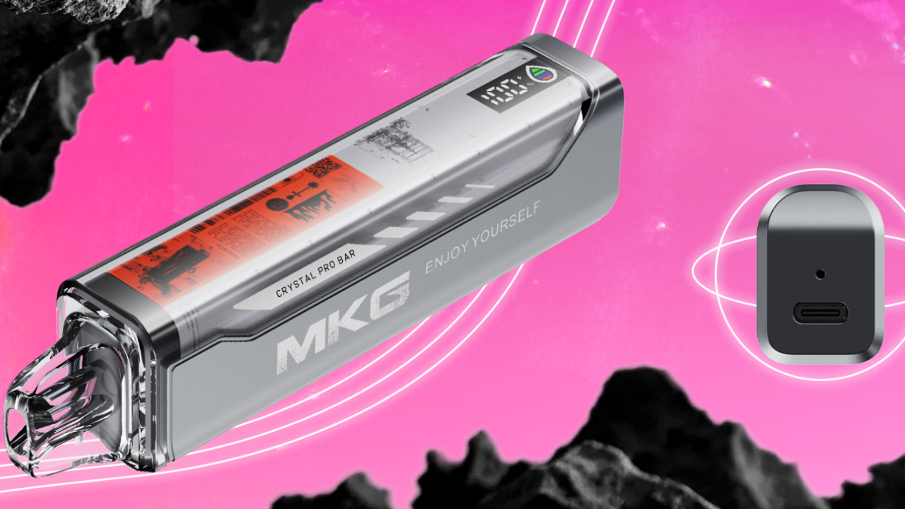 Vape Longer with the MKG Crystal’s 650mAh Rechargeable Battery